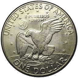 Монета 1 доллар 1972 США