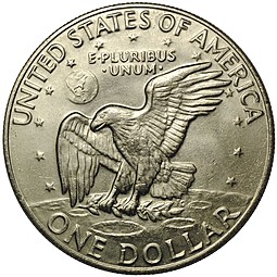 Монета 1 доллар 1974 США