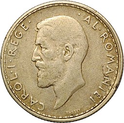 Монета 2 лей 1910 Румыния