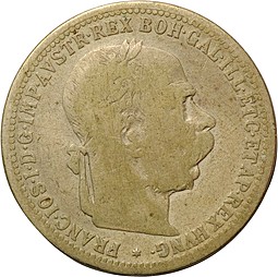 Монета 1 крона 1898 Австро-Венгрия
