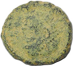 Монета Нуммий 393-423 годов Гонорий Римская Империя