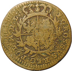 Монета 1 грош 1765 Польша Речь Посполитая