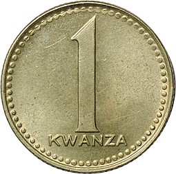 Монета 1 кванза 1975 Ангола