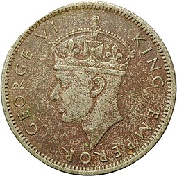 Монета 1 шиллинг 1947 Южная Родезия