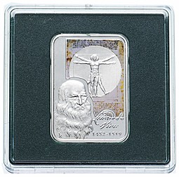 Монета 10 динар (динеров) 2008 Леонардо Да Винчи Мона Лиза Андорра