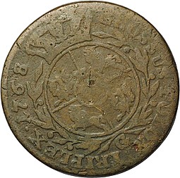 Монета 3 гроша 1768 Польша
