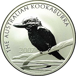 Монета 1 доллар 2007 Австралийская кукабарра Австралия