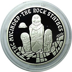 Монета 500 тенге 2004 Каменные изваяния Казахстан