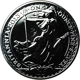 Монета 2 фунта 2013 Стоящая Британия Великобритания