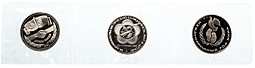 Набор монет 1 рубль 1981, 1985, 1986 Дружба, Фестиваль, Год мира Новоделы 1988