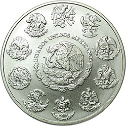 Монета 1 онза (унция) 2018 Свобода Мексика