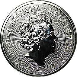 Монета 2 фунта 2018 Трафальгарская площадь Великобритания