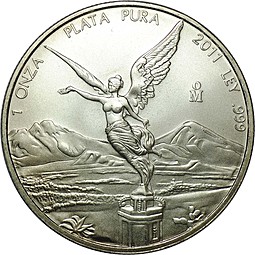 Монета 1 унция 2011 Мексика