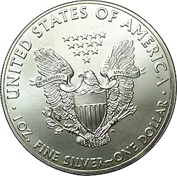 Монета 1 доллар 2014 Шагающая свобода США