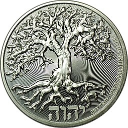 Монета 2 доллара 2020 Дерево Жизни Ниуэ
