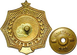 Нагрудный знак Первенство Ленинграда - Парусный спорт - Чемпион