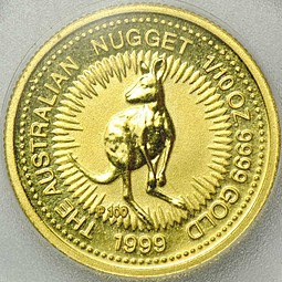 Монета 15 долларов 1999 Кенгуру Австралия