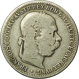 Монета 1 крона 1893 Австрия