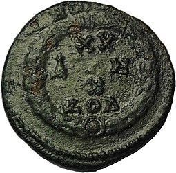 Монета Фоллис 361-363 Юлиан II Отступник Римская Империя