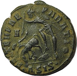 Монета Майорина 351-354 Констанций Галл, цезарь Римская Империя