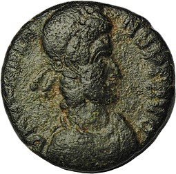 Монета Центенионалий 348-350 Констант Римская Империя