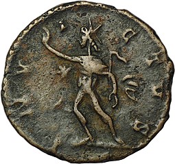 Монета Антониниан 268-270 Викторин Римская Империя