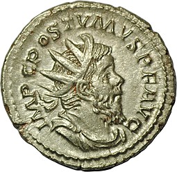 Монета Антониниан 258-268 Постум Римская Империя