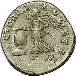Монета Денарий 193-211 Септимий Север Римская Империя