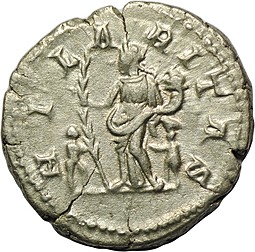 Монета Денарий 196-211 Юлия Домна, жена Септимия Севера Римская Империя