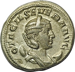 Монета Антониниан 244-249 Отацилия Севера, жена Филиппа I Римская Империя