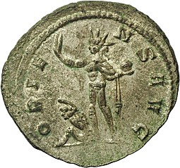 Монета Антониниан 270-275 Аврелиан Римская Империя