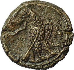 Монета Тетрадрахма 253-268 Галлиен Римская Империя, провинция Египет