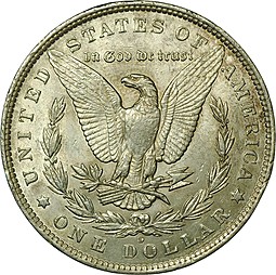Монета 1 доллар 1885 О Моргана США