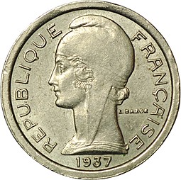 Телефонный жетон Франция 1937