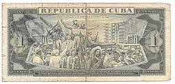 Банкнота 1 песо 1970 Куба