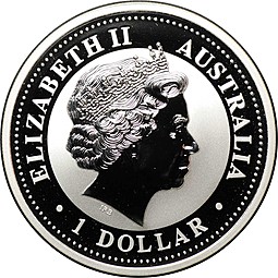 Монета 1 доллар 2003 Австралийская Кукабарра Австралия