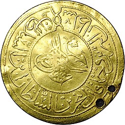 Монета 2 руми алтына 1808 (AH 1223) Махмуд II Османская Империя