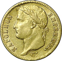 Монета 20 франков 1813 A Франция