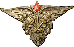Знак Авиационный техник Военных авиационно-технических училищ ВВС РККА ВВС 1938-1941