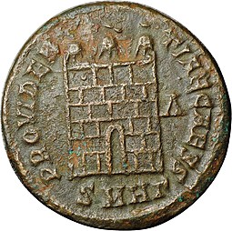 Монета Антониниан 308-324 Лициний I Римская Империя