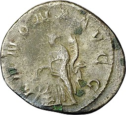 Монета Антониниан 244-249 Филипп Араб Римская Империя