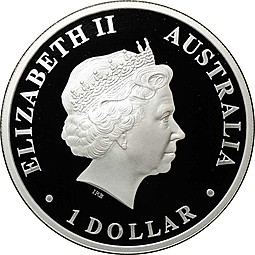 Монета 1 доллар 2012 Варан Откройте Австралию Австралия