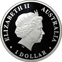 Монета 1 доллар 2012 Кукабарра Откройте Австралию Австралия