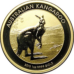 Монета 100 долларов 2013 Австралийский кенгуру Австралия