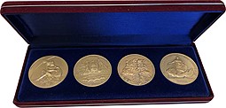 Набор Настольных медалей 300 лет Санкт-Петербургу СПМД 2003