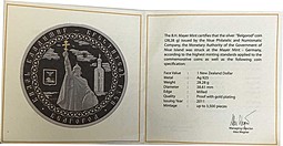 Монета 1 доллар 2011 Князь Владимир - креститель Руси Белгород Ниуэ