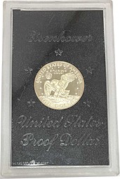 Монета 1 доллар 1974 S Эйзенхауэр, серебро США