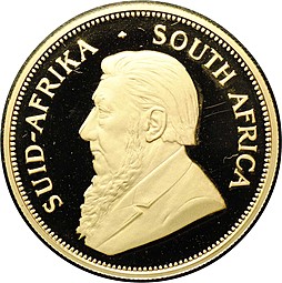Монета 1 крюгерранд 1998 PROOF ЮАР