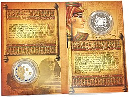 Набор 1000 франков КФА 2012 Чудеса Египта 2 монеты Бенин