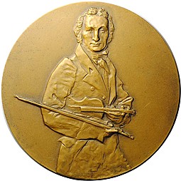 Медаль Никколо Паганини 1782-1840 200 лет ЛМД 1983 Воронцов